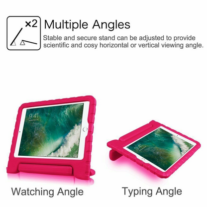 iPad 10.2 9th Gen Kids Shockproof EVA Case Stand Cover Pink
