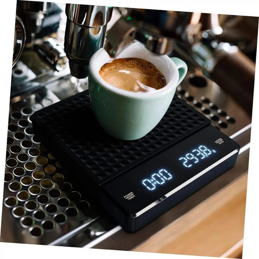 High Display 3Kg/0.1g Electronic Digital Coffee Scale With Timer Precision