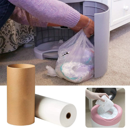 Tommee Compatible Nappy Bin Refill Kit 200m Approx 20 Refills