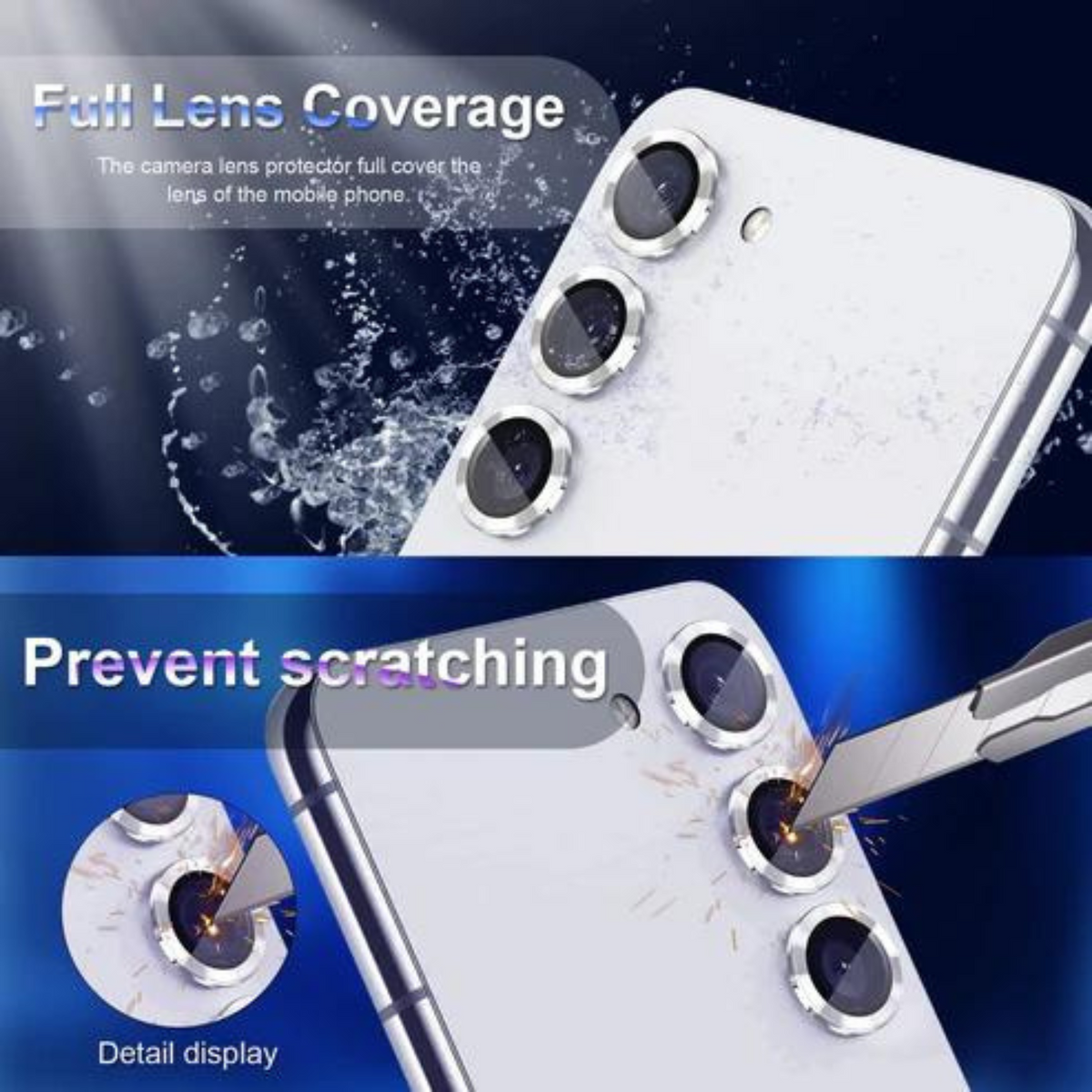 Ring Camera Lens Tempered Glass Protector For Samsung Galaxy S24