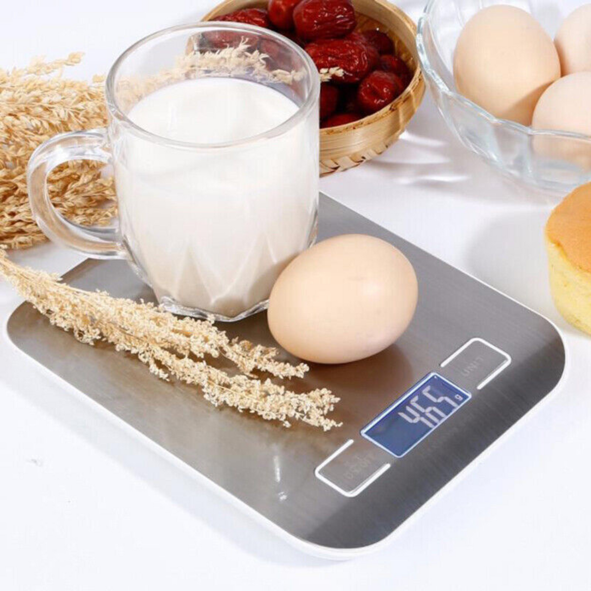 Digital Stainless Steel Kitchen Scale New 5kg 1g Electronic Postal Scales