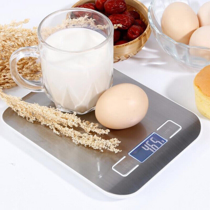 Digital Stainless Steel Kitchen Scale New 5kg 1g Electronic Postal Scales