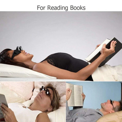Lazy Creative Horizontal Lie Down Reading Glasses Viewer Tool