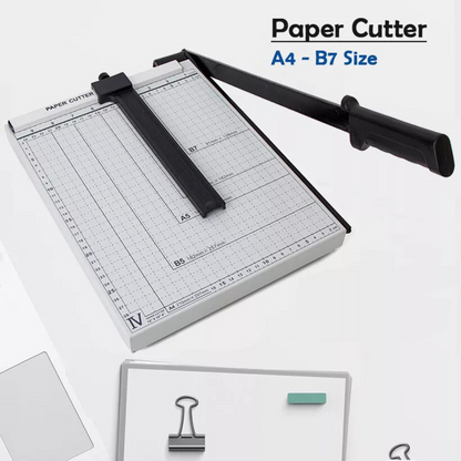 Guillotine Knife Trimmer Office Premium Paper Photo Cutter Portable A4 To B7