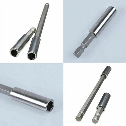 3x Quick Release 1/4 Hex Shank Holder Drill Bit Set Screwdriver Extension Kit