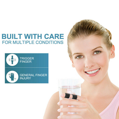 Joint Fix Pain Corrector Black Adjustable Finger Brace Splint Support Trigger
