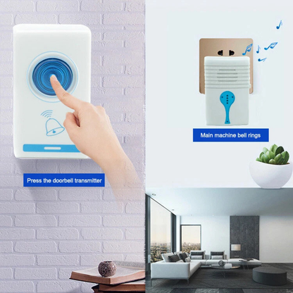 Wireless Digital Door Bell Cordless Home Door Alert System
