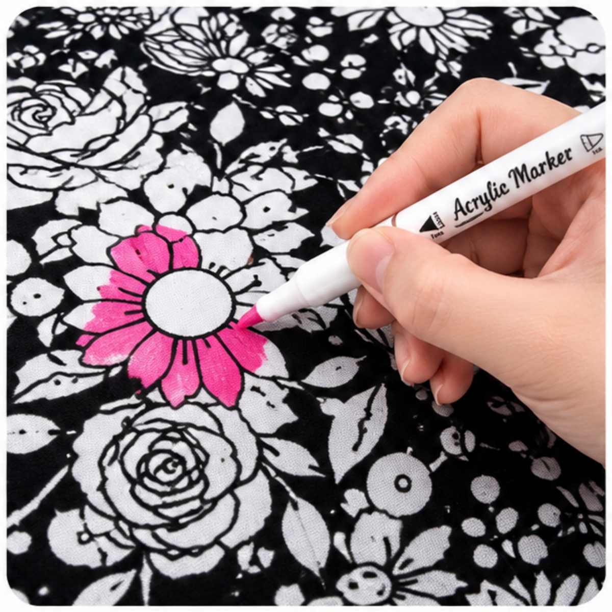 DIY G Colouring Blanket Washable Markers Reusable Velvet Drawing Mat Set