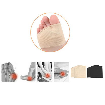 Gel Metatarsal Skin Pads Sleeve Ball Foot Cushions 1 Pair Large Size L Use