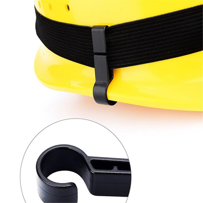 Safety Helmet Headlamp Clips Hard Hat Secure Mount Accessories 10X