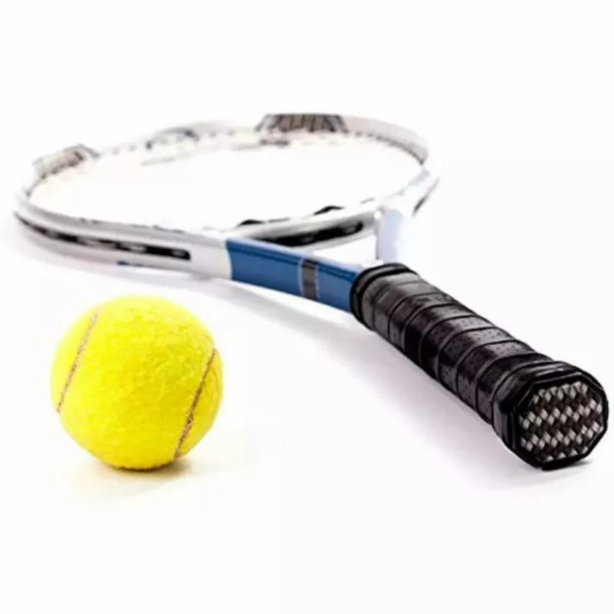 Black 2x Sweatband Handle Tape Racquet Over Grip Anti-Slip Badminton Grips