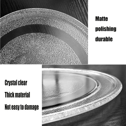 245mm Dia Turntable Glass Food Tray Platter Microwave Oven PLate