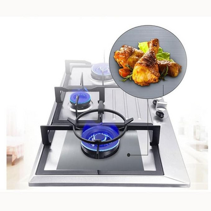 8x Burner Protector Liner Non-stick Silver Foil Gas Stove Top Covers Reusable