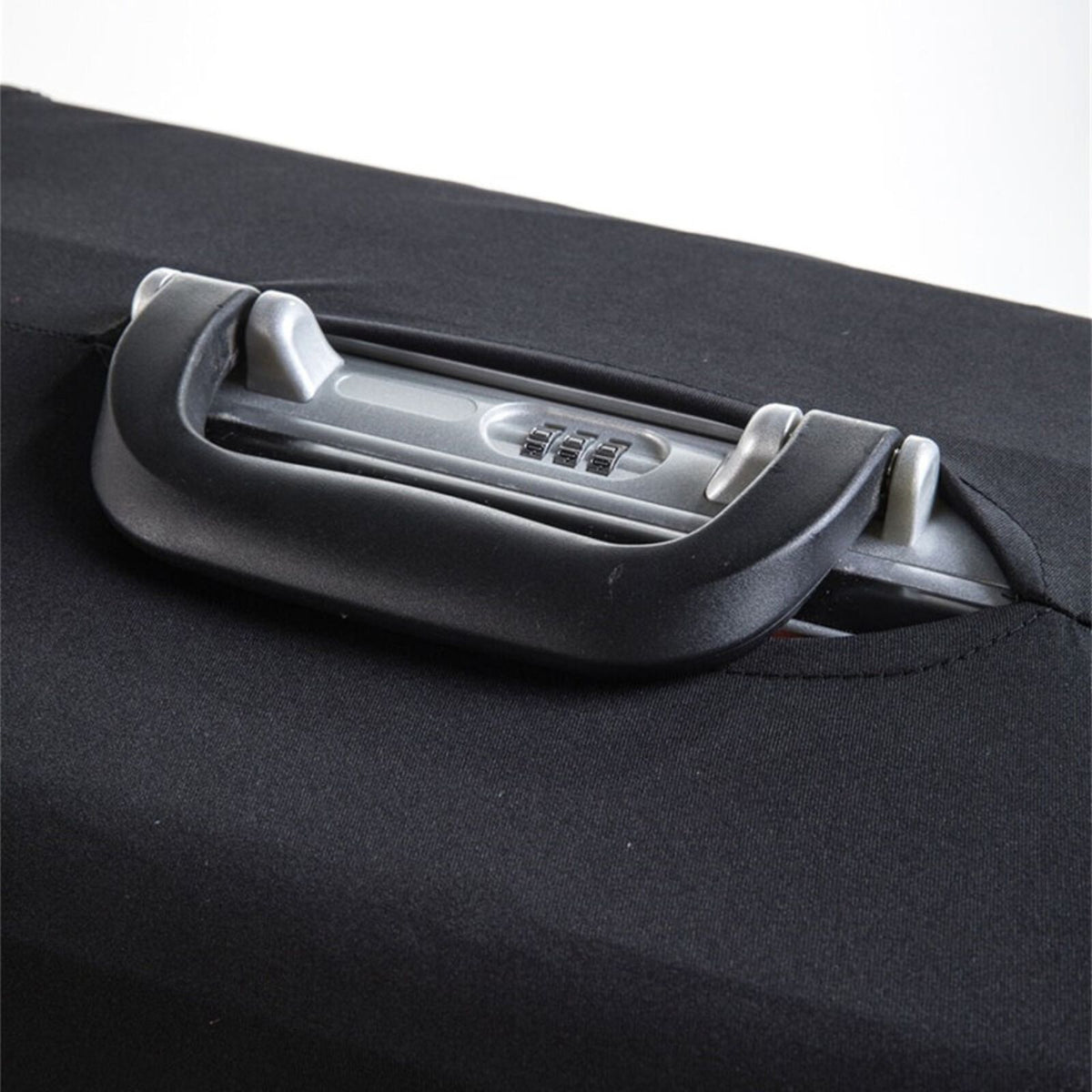 Travel Luggage Suitcase Anti Scratches Cover 32" Elastic Protector Black