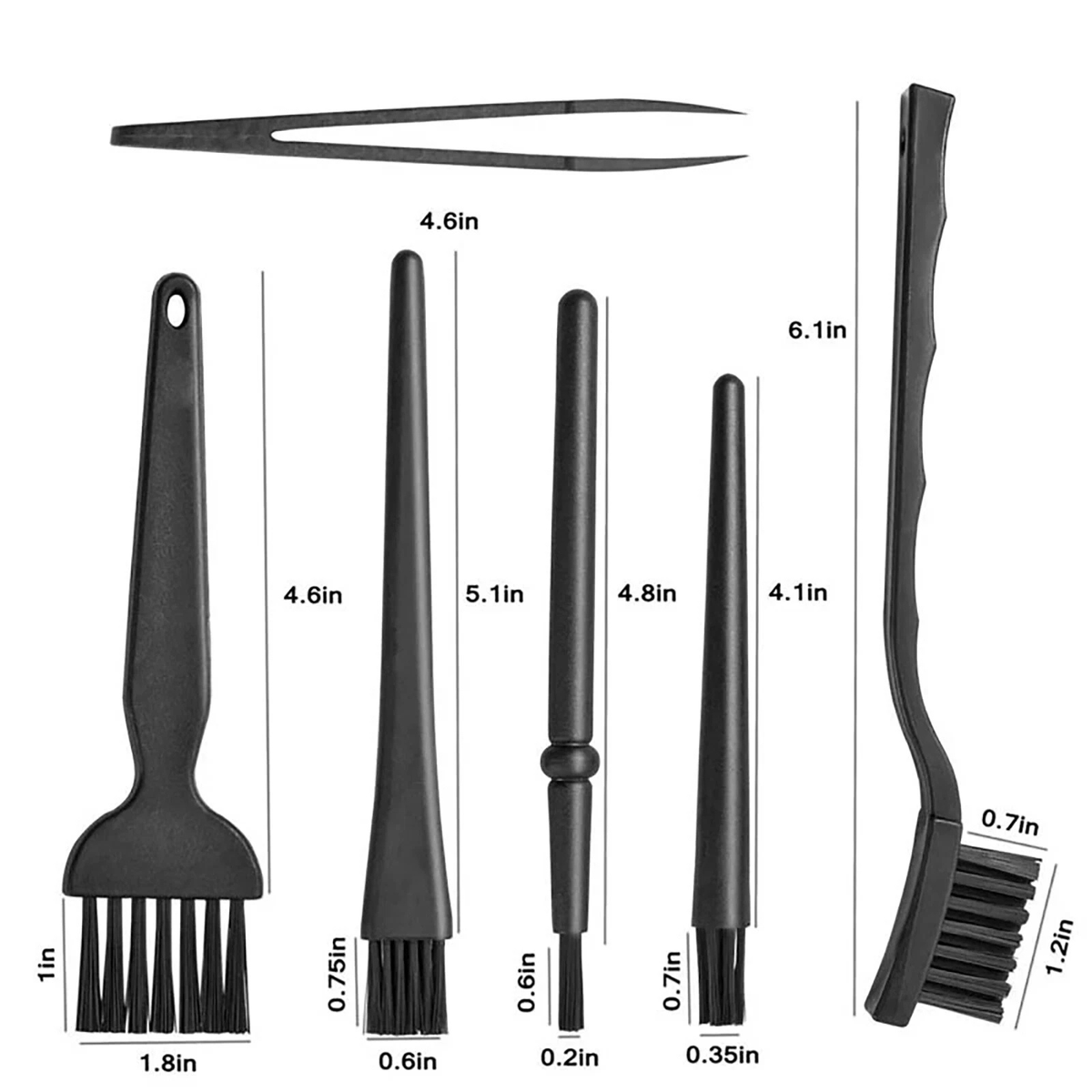 Anti-Static Keyboard Cleaning Kit 6PCS Electronics Screen Dust Removal