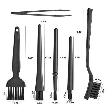 Anti-Static Keyboard Cleaning Kit 6PCS Electronics Screen Dust Removal