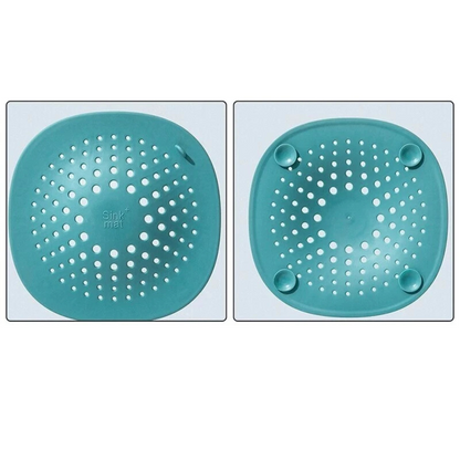 Sink Strainer Filter Shower Cover Bathroom Drain Hair Catcher Bath Stopper Green