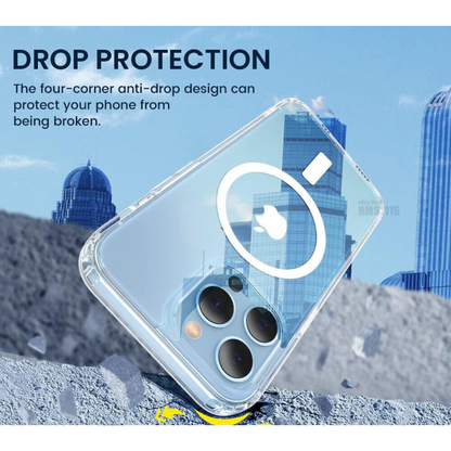 iPhone 15 Pro Magnetic Shockproof Clear Magsafe Case Cover
