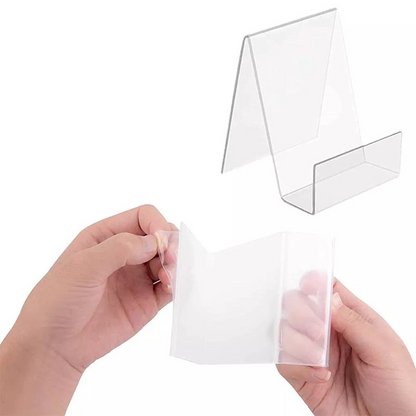 Cookbook Holder Acrylic Display Stand Book Shoe Phone Tablet 2x