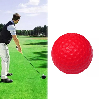 Red 12x Ball Indoor Outdoor Training Golf Practice Foam Balls PU Sponge