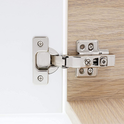 Soft Close Full Overlay 10X Door Hinge Cabinet Cupboard Hinges Wardrobe Kitchen