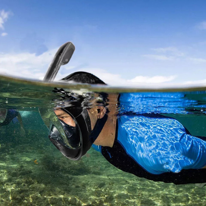 Black S/M Anti-Fog For Gopro Scuba Diving Set Kids Adults Snorkel Face Mask