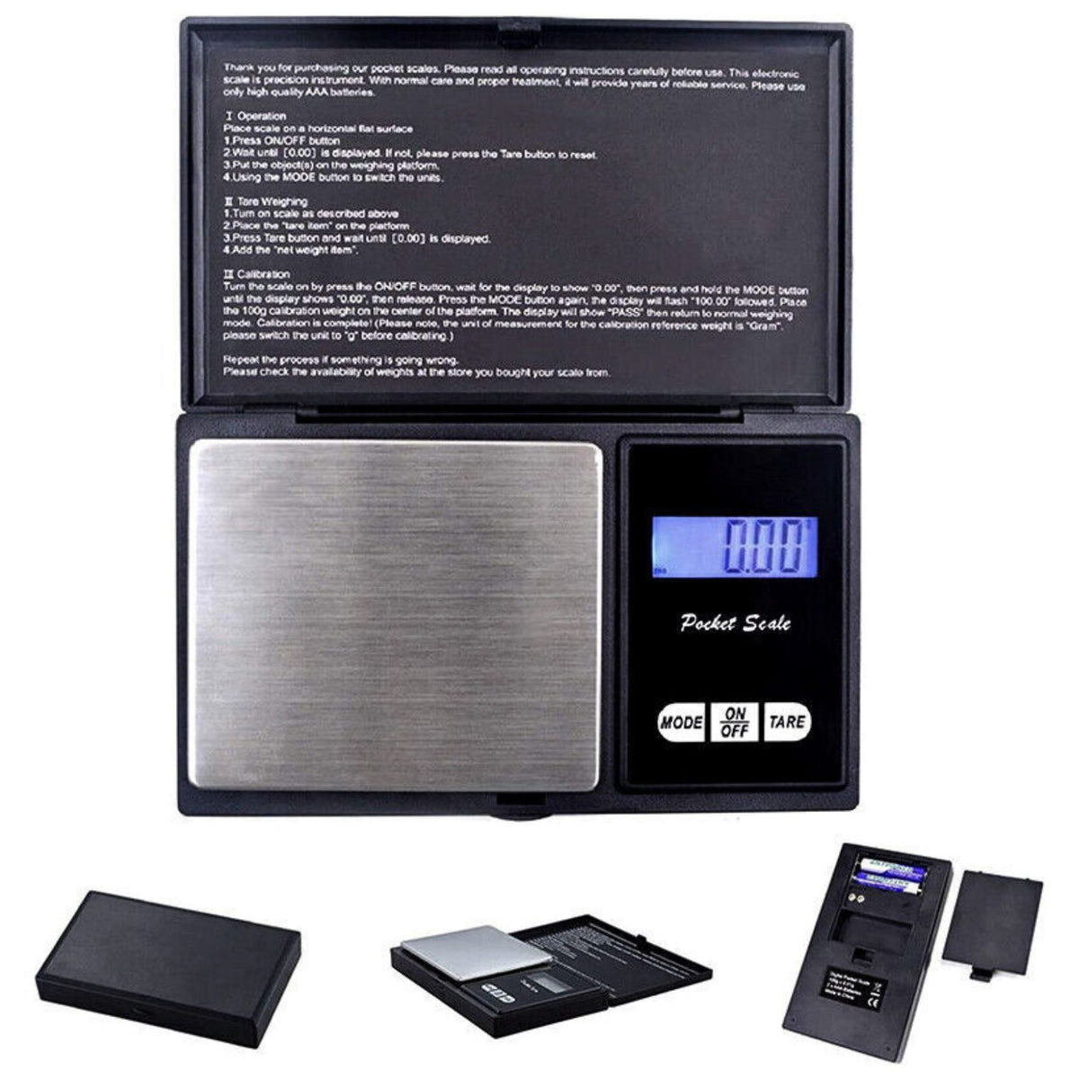 Mini Pocket 0.1 to 1000 Gram Digital Gold Jewelry Electronic Weighing Scales