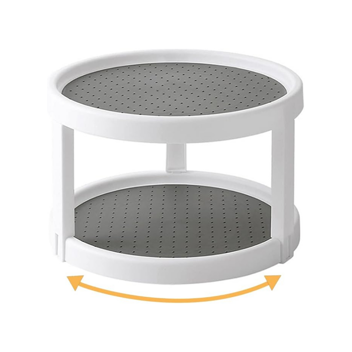 Countertop Organizer Storage Shelf 2 Layer Kitchen Rotating Spice Rack