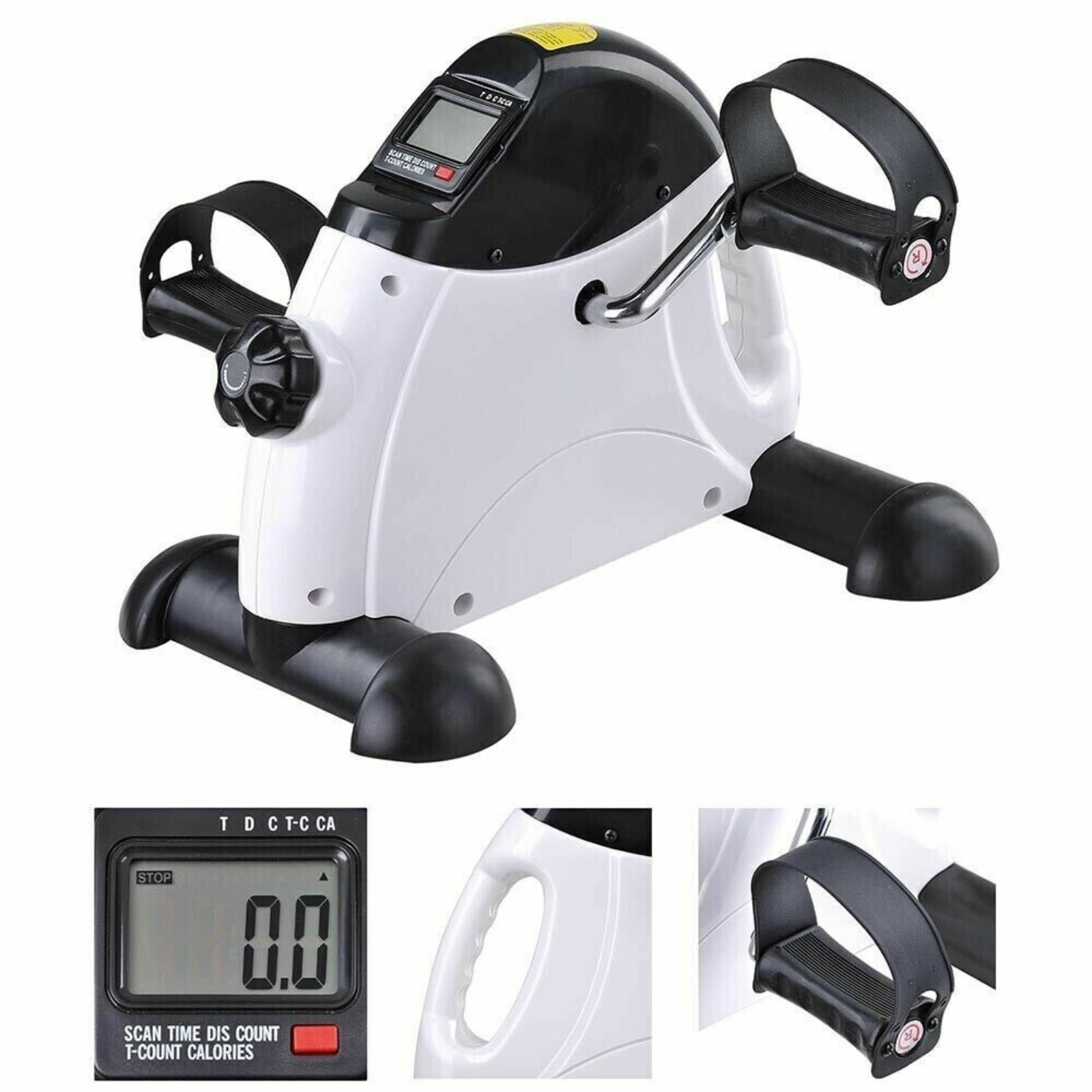 Fitness Exercise Cycle Leg & Arm New Mini Pedal Exerciser Gym Bike LCD Display