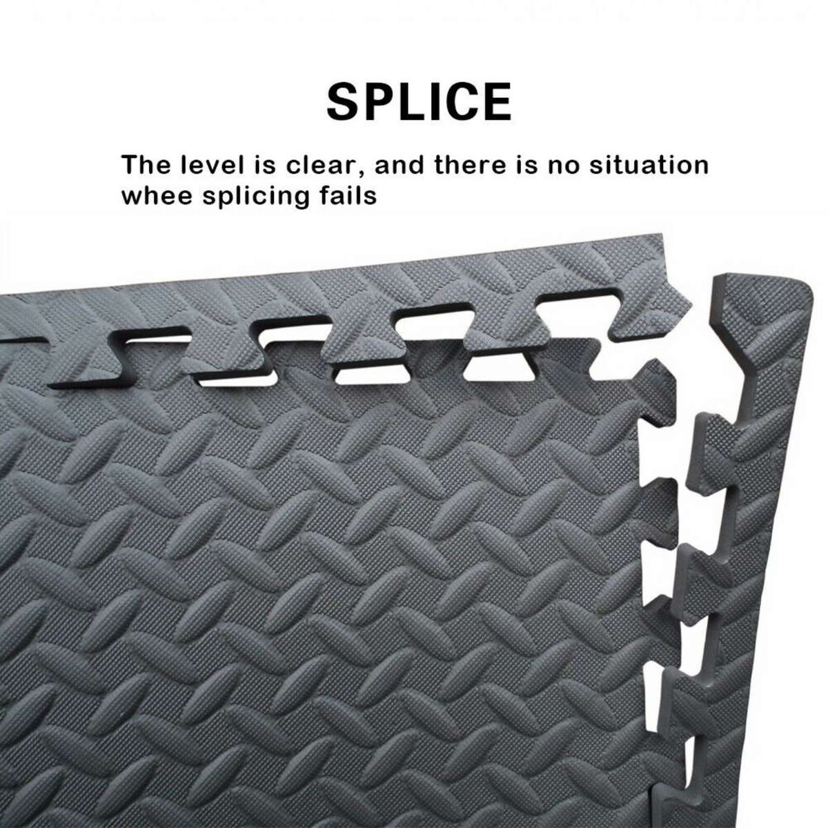 EVA Foam Gym Flooring Mat  Interlocking Heavy Duty Floor Mats Tiles 60x60cm