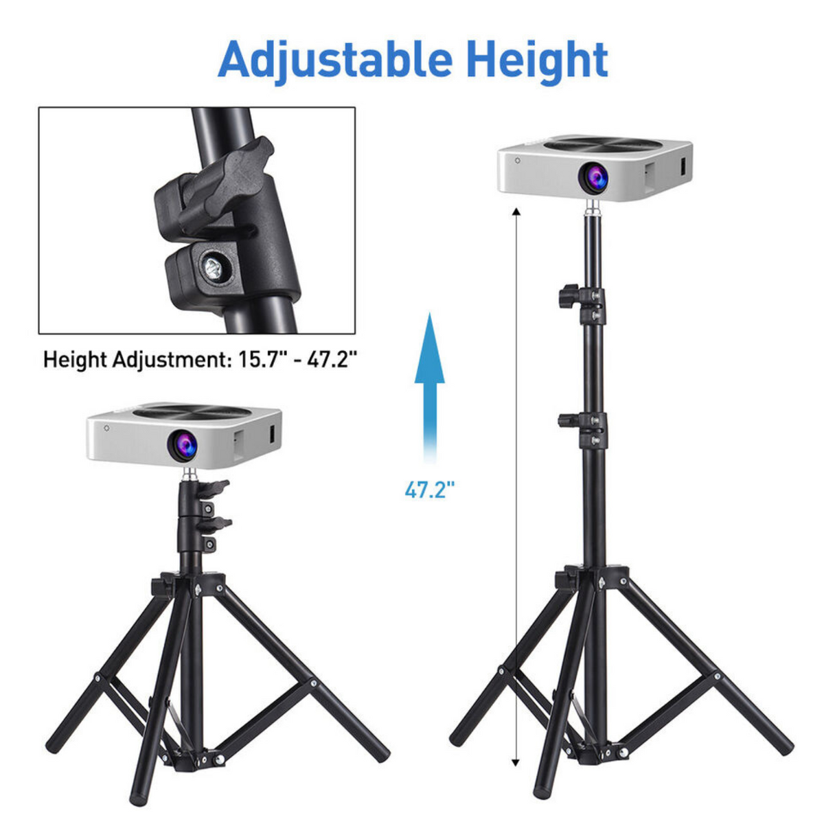 Projector Bracket Stretchable Tripod Stand Universal Projector