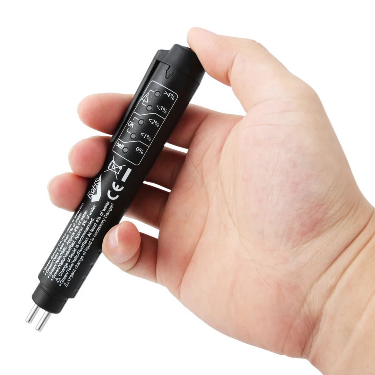 Test Indicator Pen Brake Oil Fluid Tester LED Moisture Liquid Tool Car Vehicle