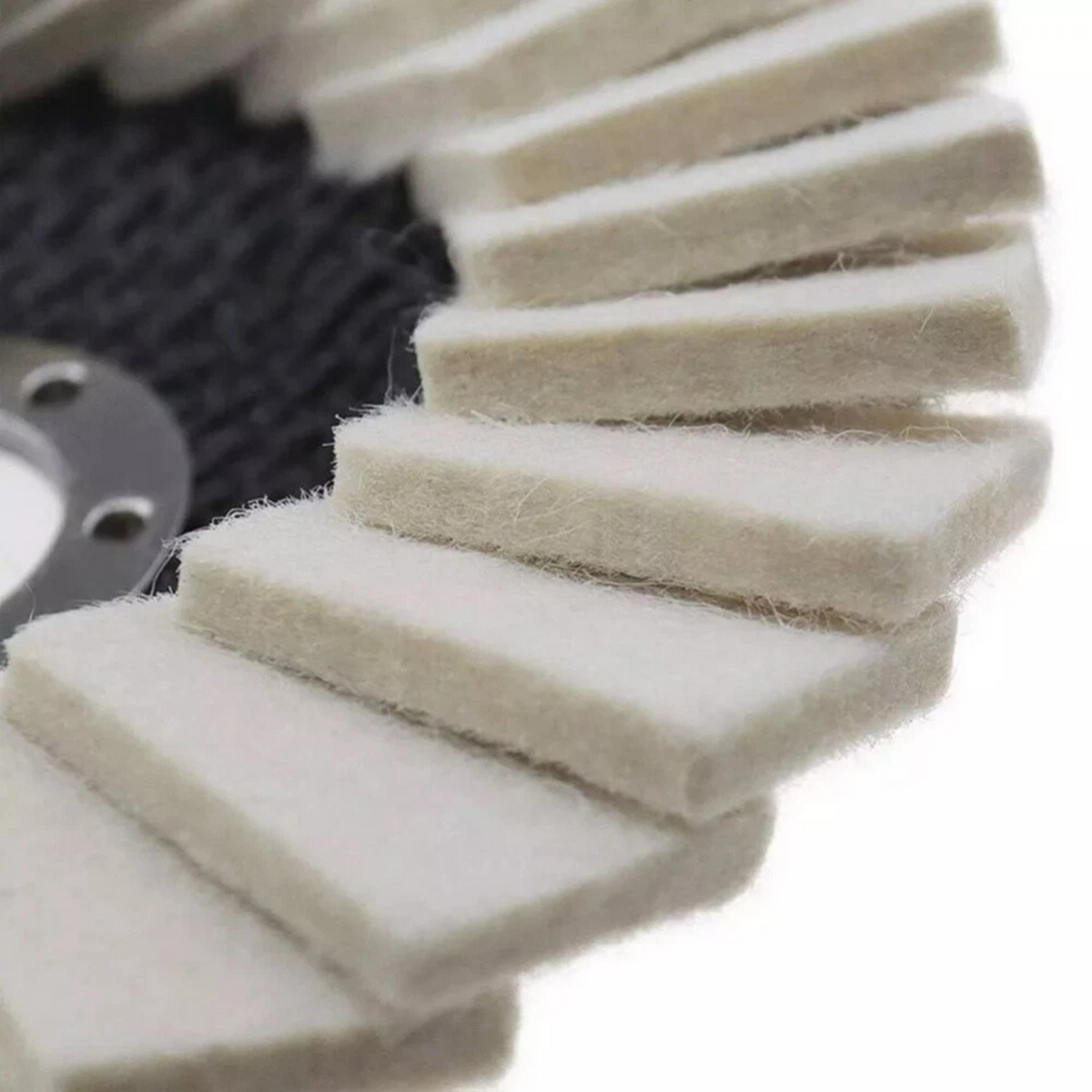 Wool Felt Flap Disc Metal Polishing Working Wheel 10x 115mm