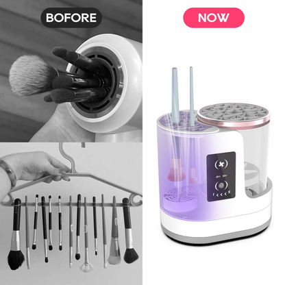 Electric Makeup Brush Cleaner Dryer Automatic Spin Washing Beauty Tool