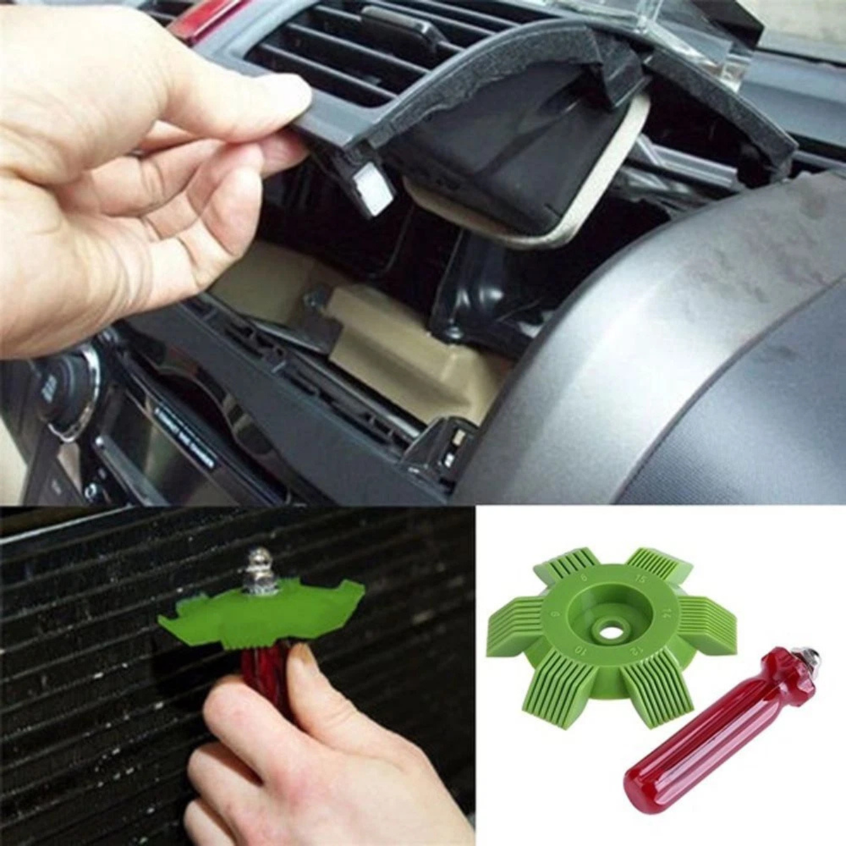 Auto Cooling Tool System Air Conditioner Maintenance Kit Cleaner Green