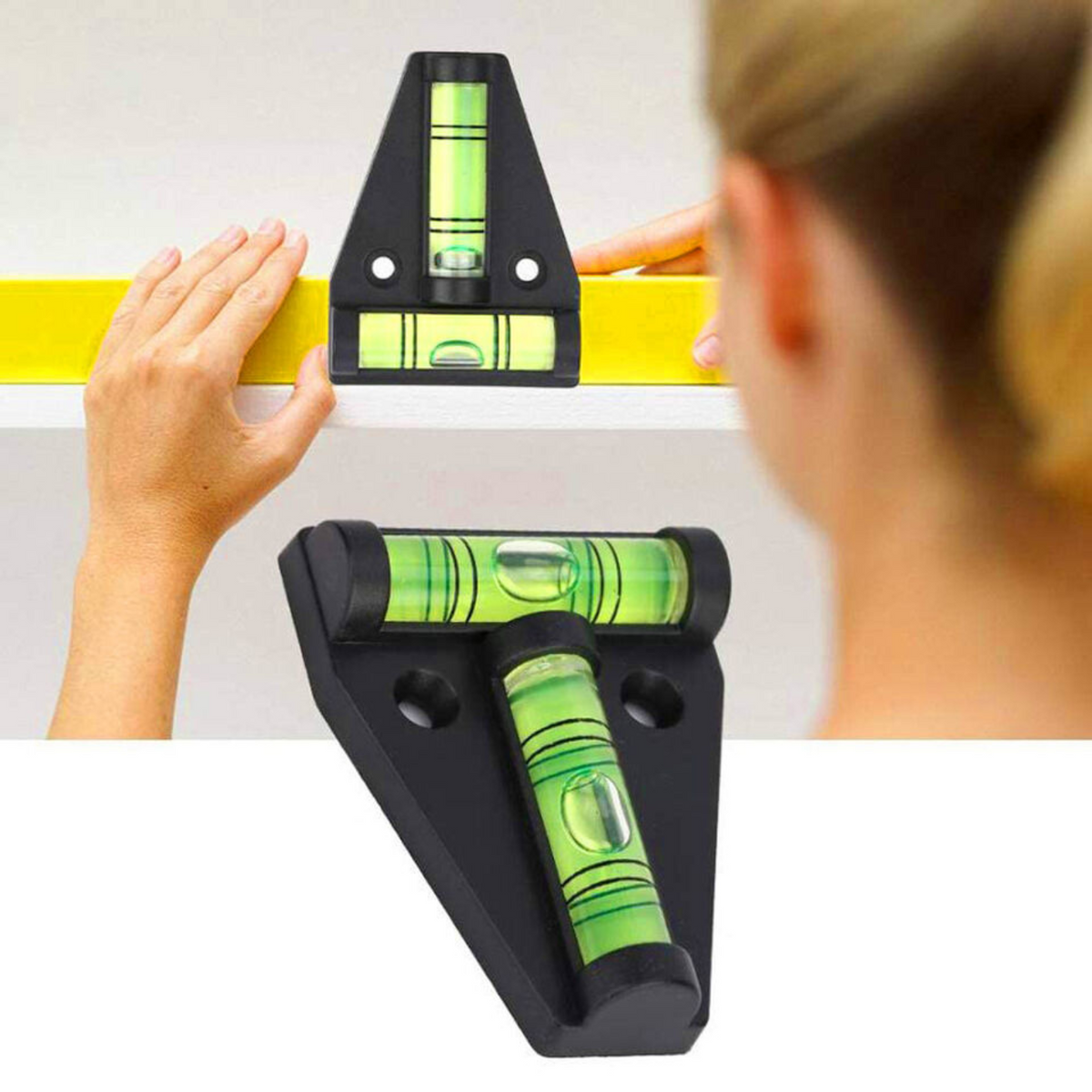 RV Camper Trailer Boat Car T-type 2x Spirit Level Bubble Leveler Caravan