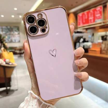 Girly Heart Shockproof Case For iPhone 15