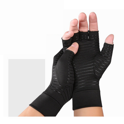Large Gloves Hand Wrist Compression Copper Hand Wrist Brace Finger
