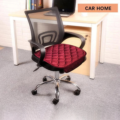 Red Car Seat Cover Anti-Slip Front Seat Keep Warm Cushion Protector