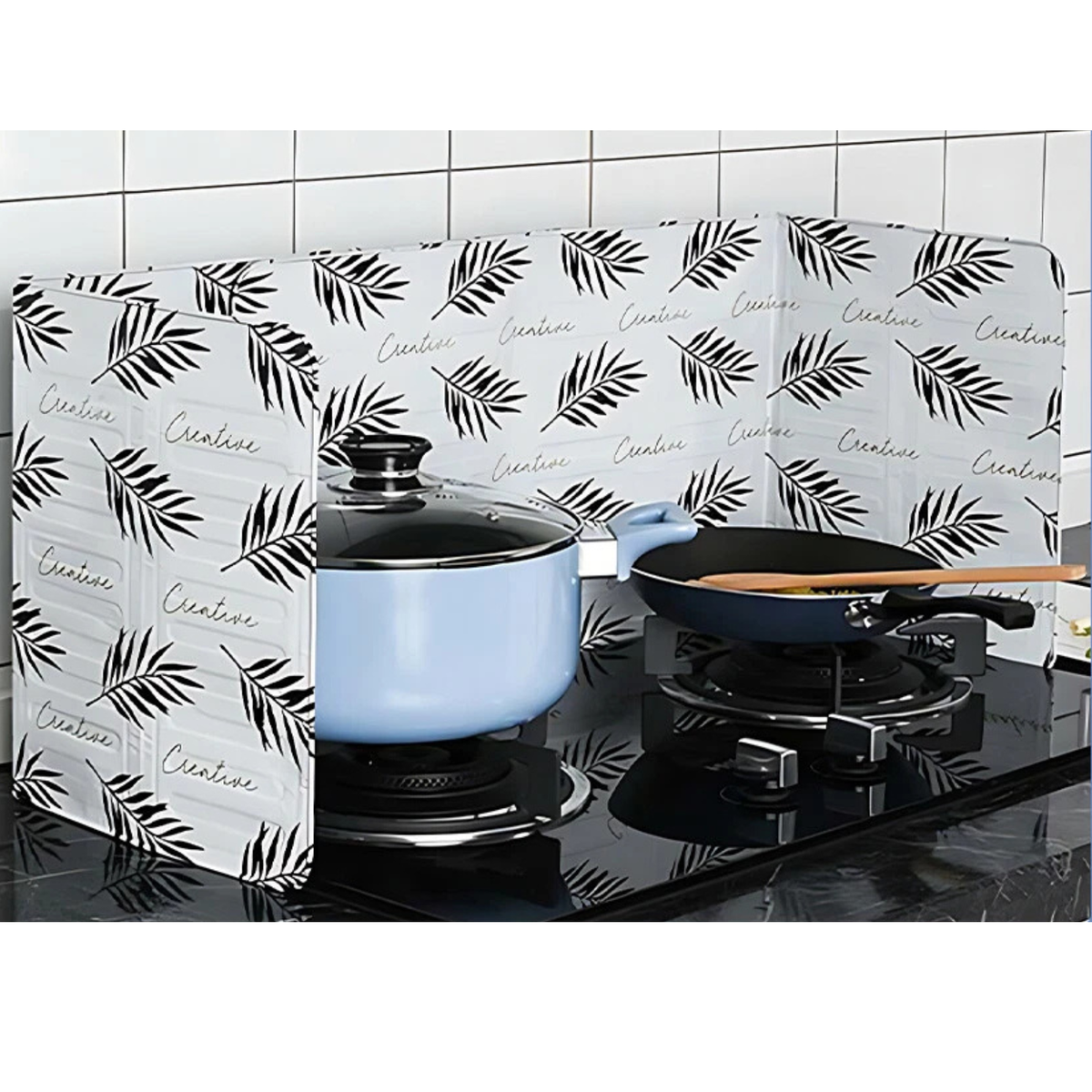 Leaf Kitchen Oil Splatter Guard Screen Anti Splash Stove Cover