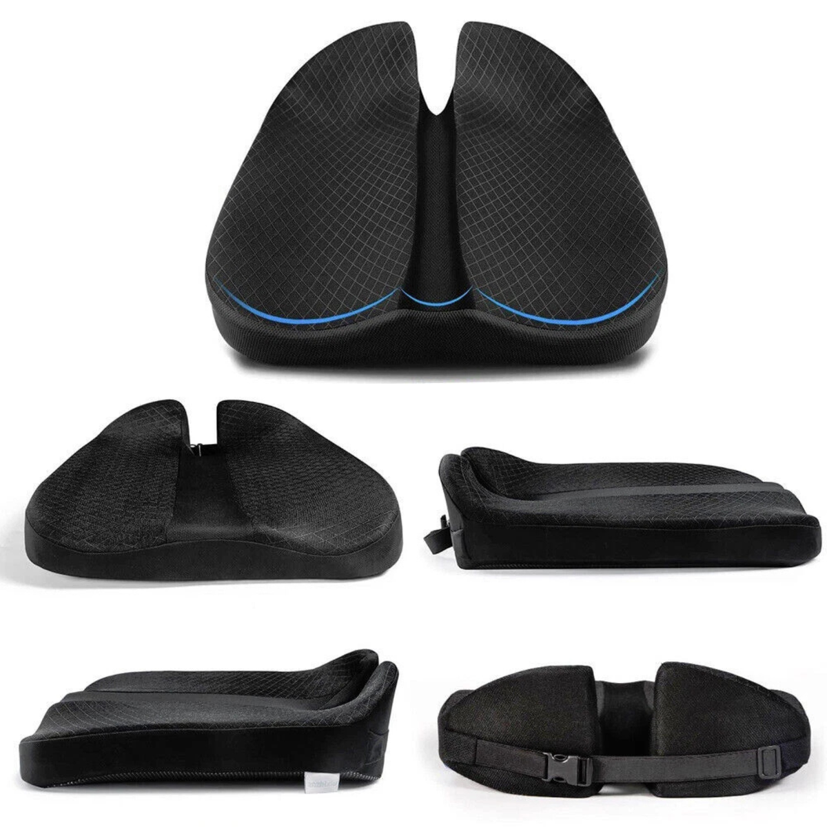 Universal Car Memory Foam Seat Cushion Driving Comfort Support Pad