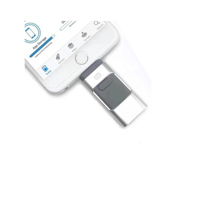 4 in 1 Silver USB Flash Drive U Disk 2TB Memory Storage for Phone Laptop PC