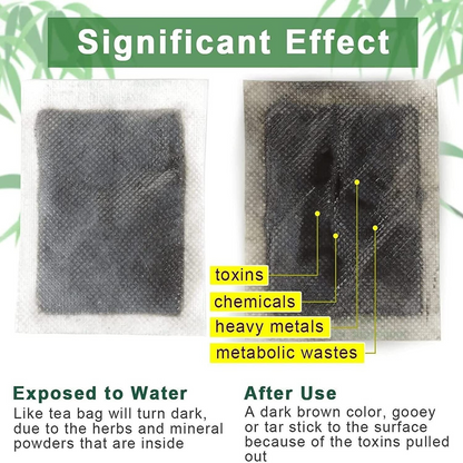 100pcs Natural plant Toxin Removal Detox Foot Patches Pads  Sticky Adhesive