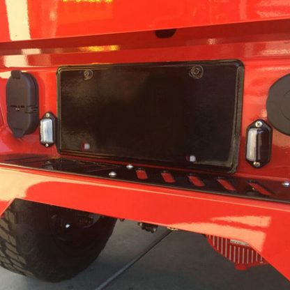 Truck SUV Trailer Lorry 12/24V 2PCS 6 LED License Number Plate Light Lamps