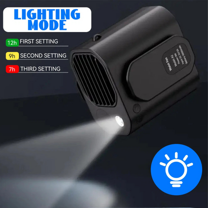 Fan Personal Hot Waist Clip Outdoor for 10000mAh Device Cooling Days