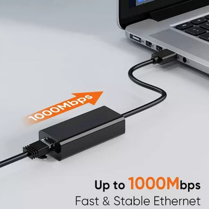 Network Adapter 1000Mbps USB 3.0 to Gigabit RJ45 Ethernet LAN PC Laptop Mac