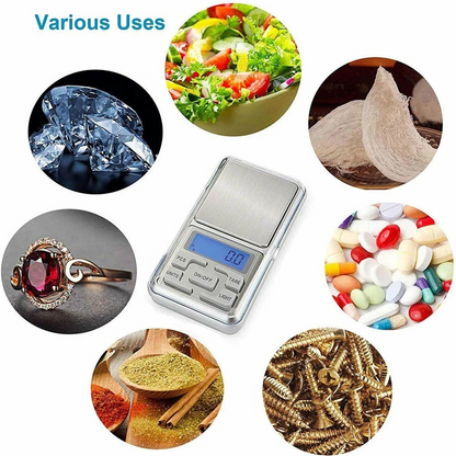 Precision Weight Balance Gram Jewellery Pocket Digital Mini Scales 0.01 500g