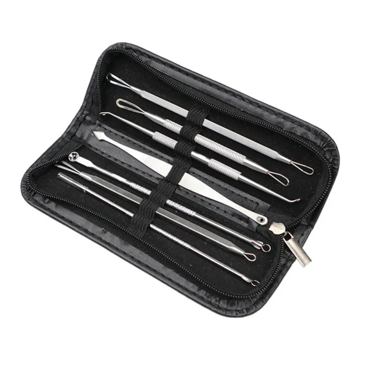 Extractor Remover 8pcs Pimple Popper Blackhead Acne Clip Needle Tweezer