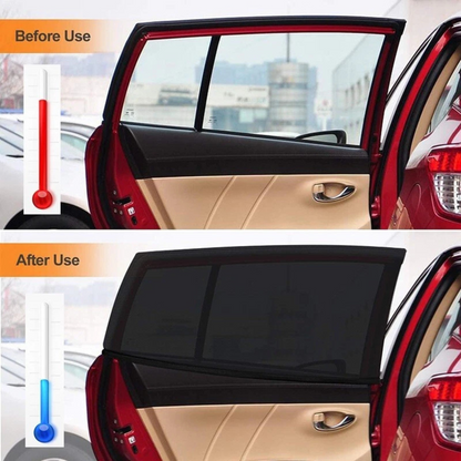 Rear Side Window Sun Shades Universal Car UV Mesh Blockers