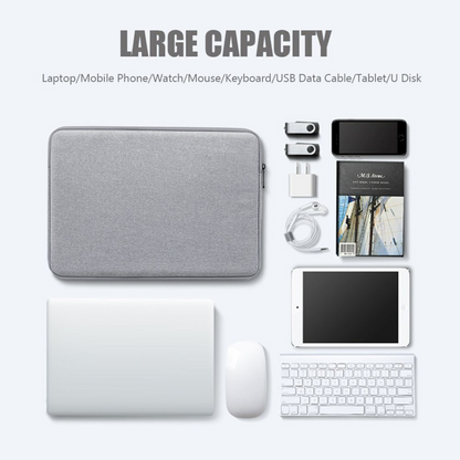 Light Grey Laptop Bag Shockproof Sleeve Case Notebook Pouch For HP Dell Lenovo